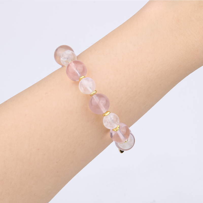 Moonstone & Rose Quartz Bracelet