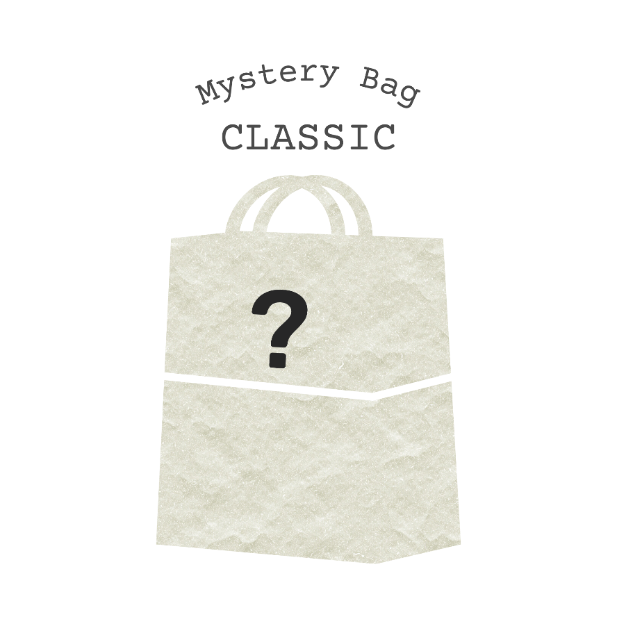 Mystery bag with a question mark on a white background, labeled 'Mystery Bag Classic'.