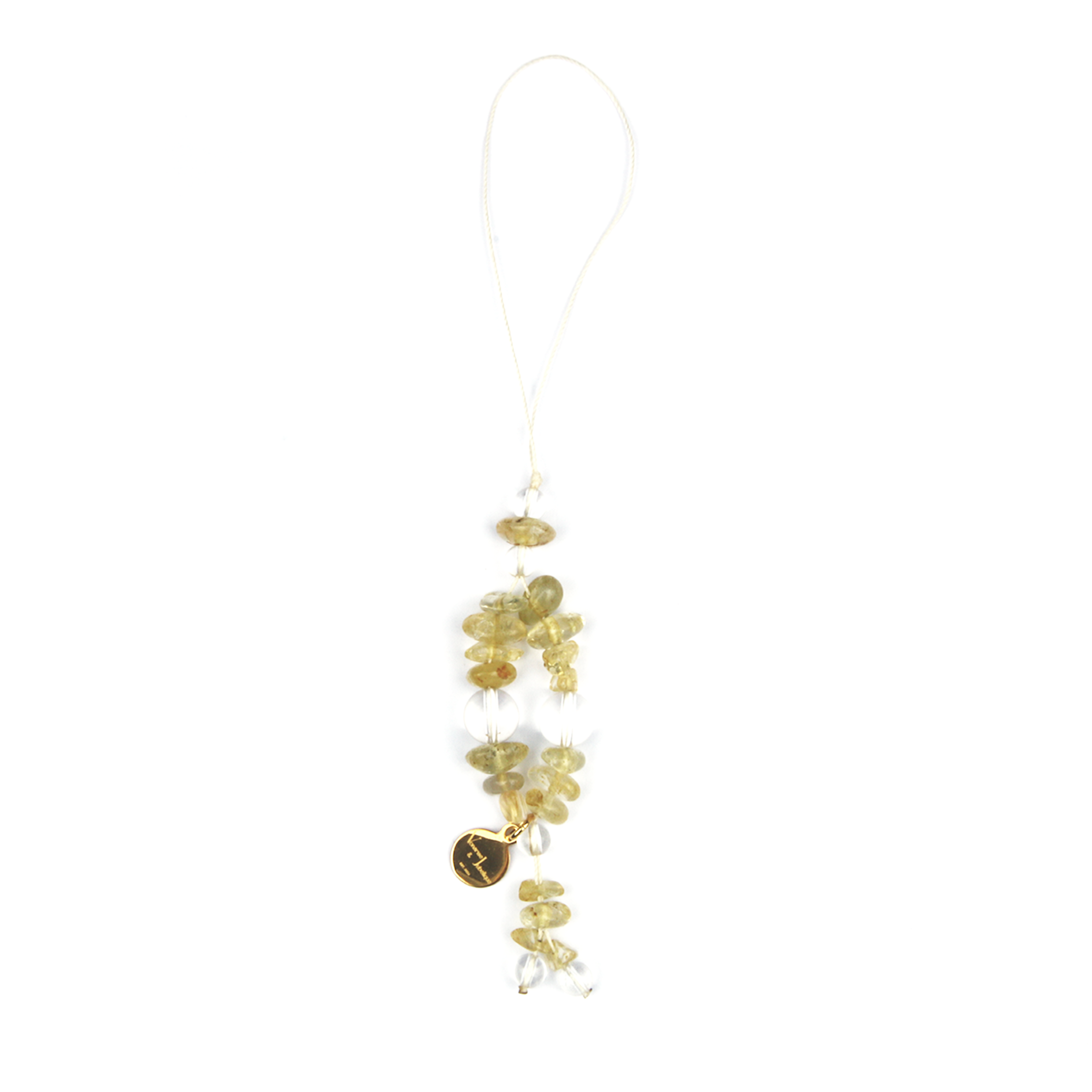 Citrine & Clear Quartz Golden Clarity Charm strap