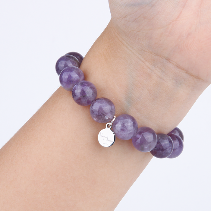 classic amethyst crystal bracelet for clam bold statement crystal jewelry