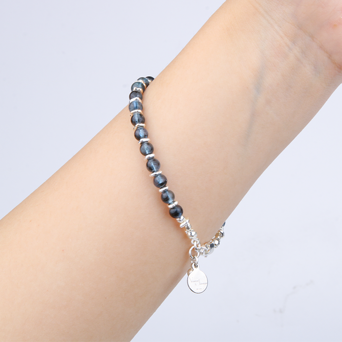 Aquamarine Siver Bracelet