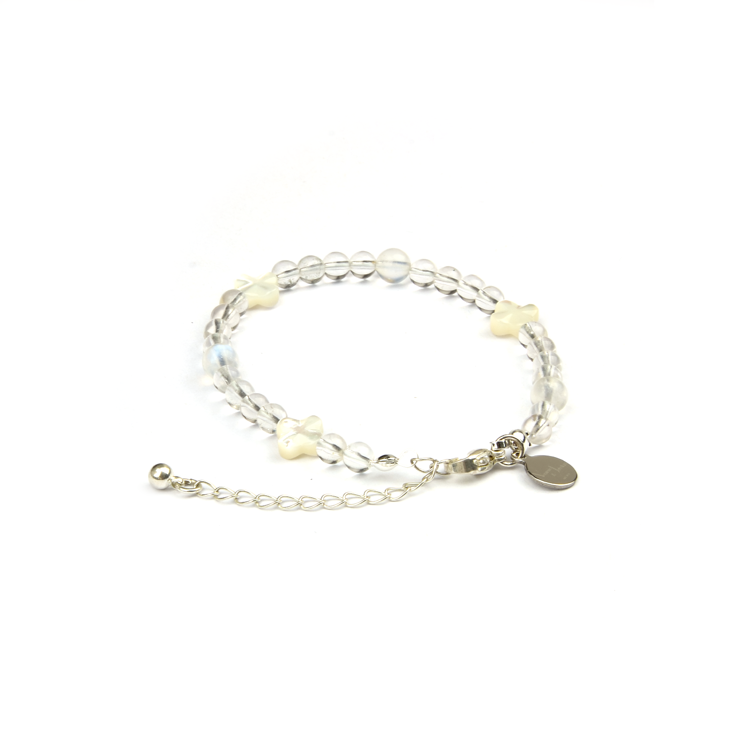 Moonstone Pearl Bracelet