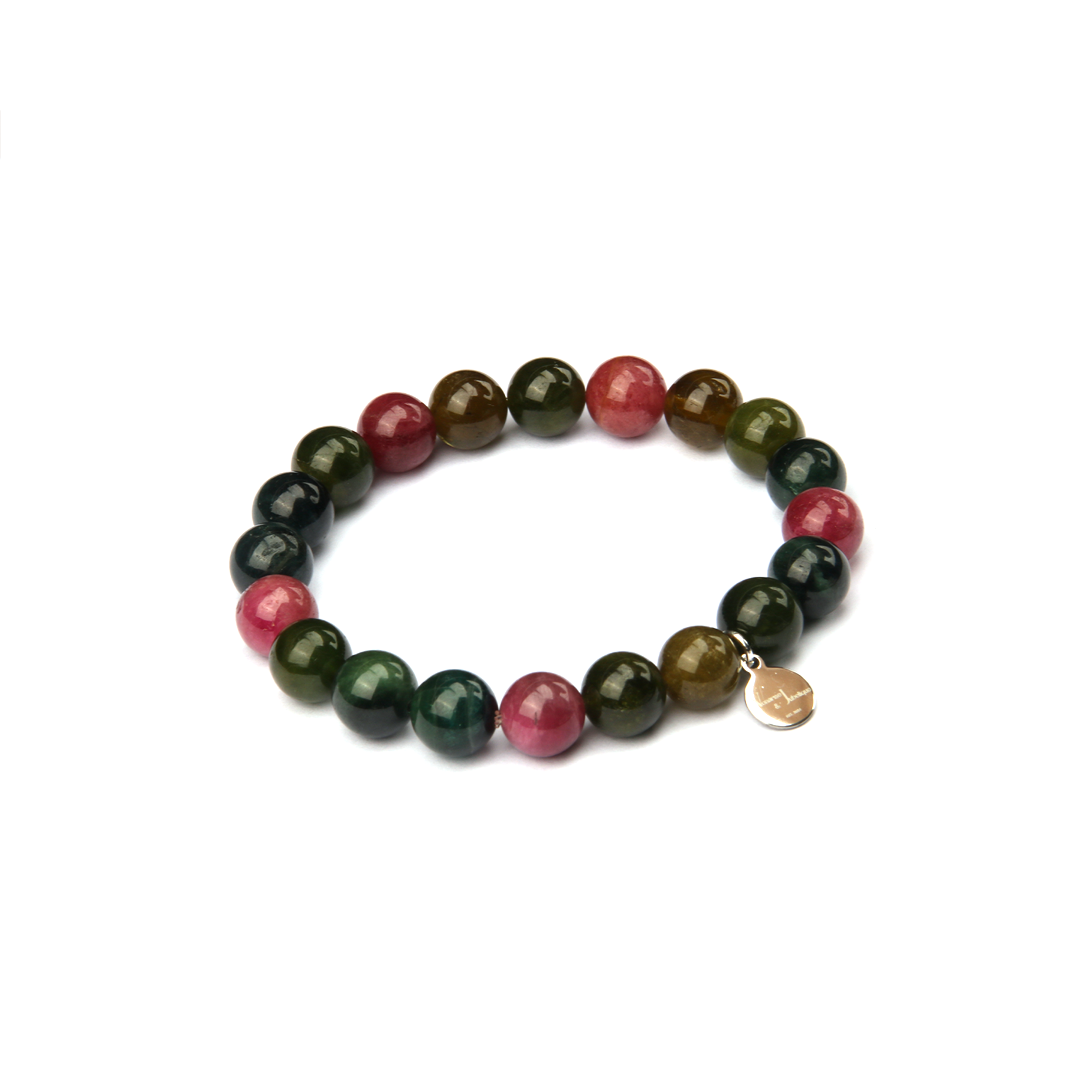 multi color tourmaline bracelet for energy protection