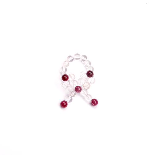 red tourmaline ribbon ring