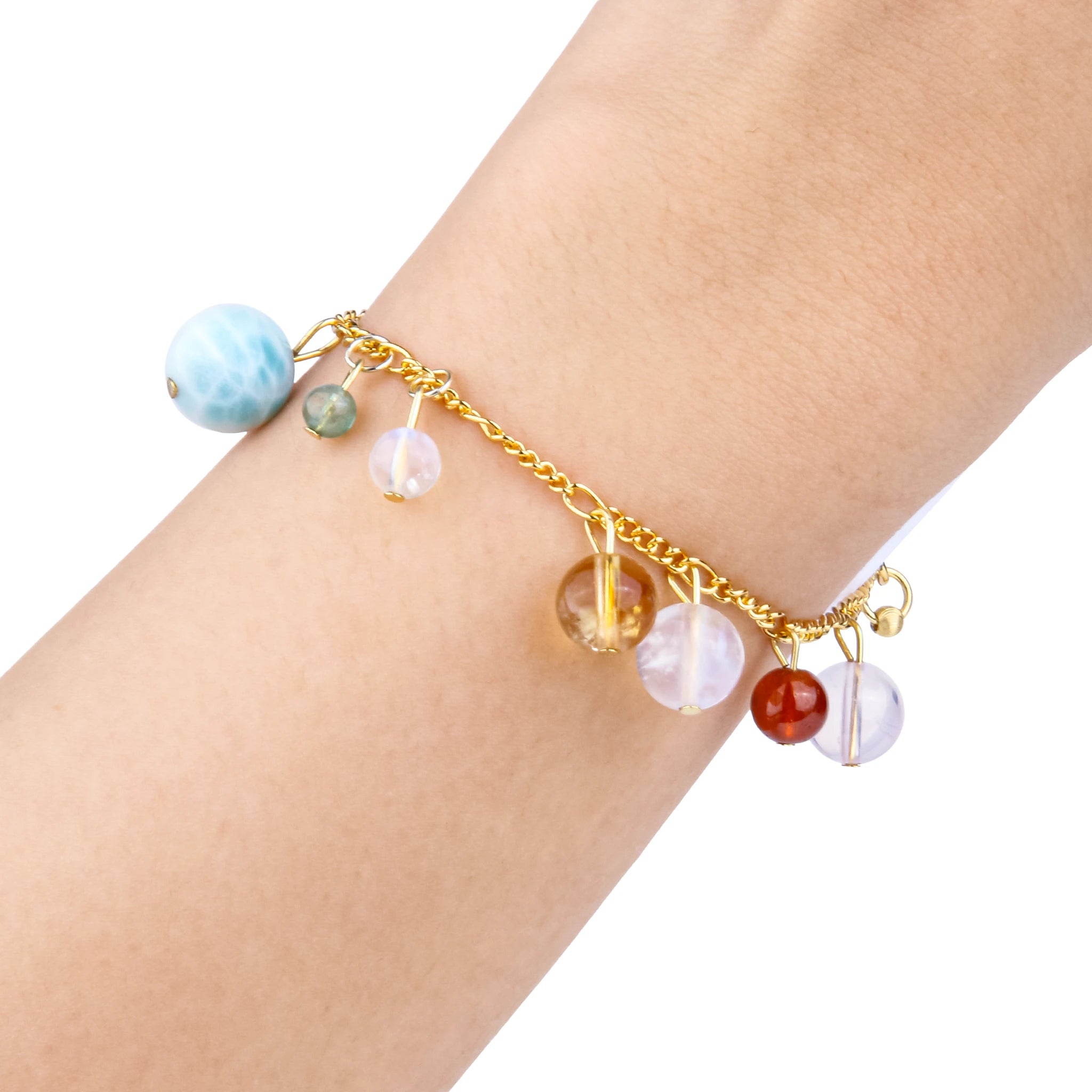 Celestial Radiance Gemstone Bracelet