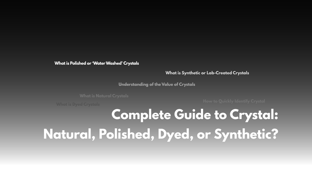crystal guide about it production