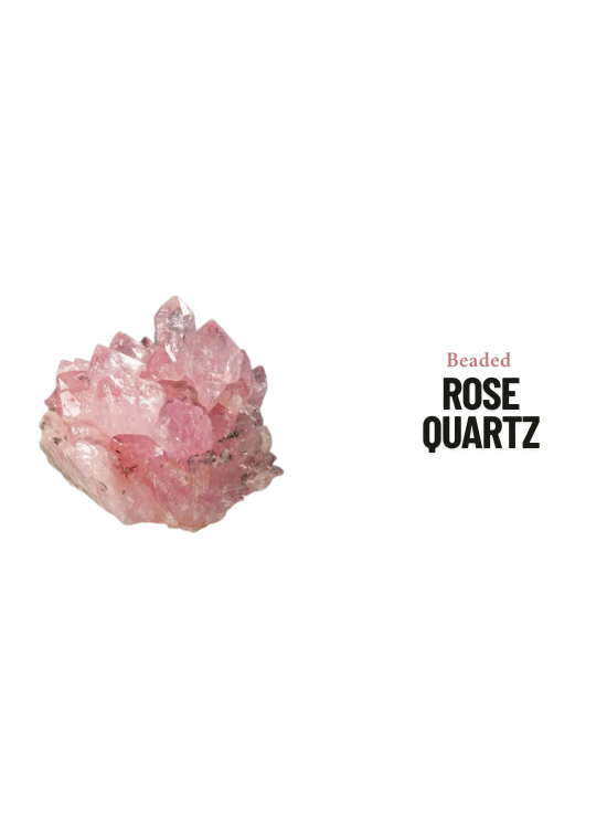 natural beaded rose quartz jewelry