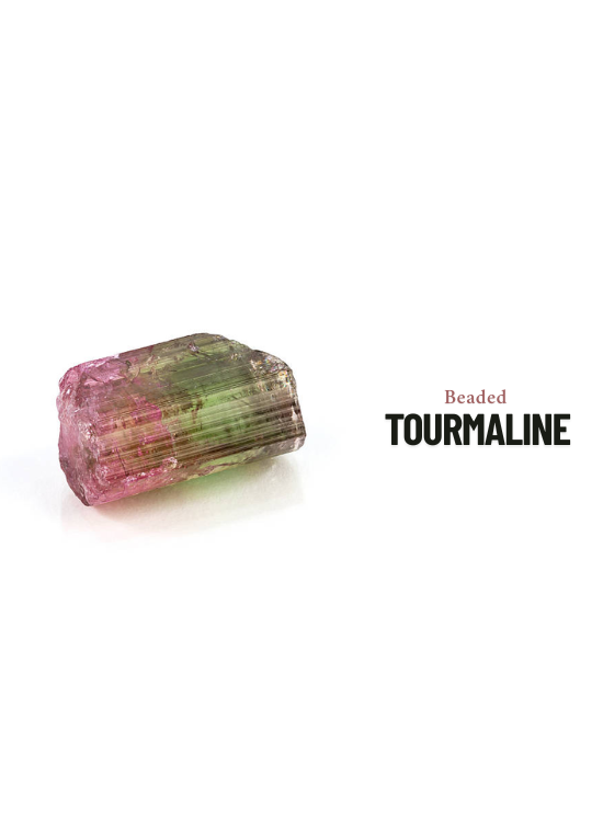 beaded tourmaline crystal jewelry