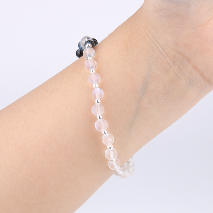 Blue Moonstone & Aquamarine Bracelet
