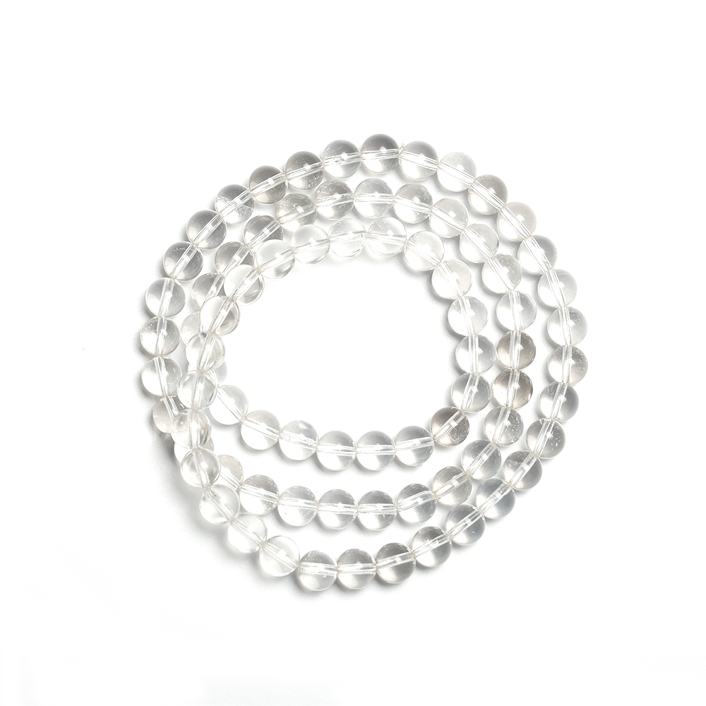 Clear Quartz Bracelet in Three Circle