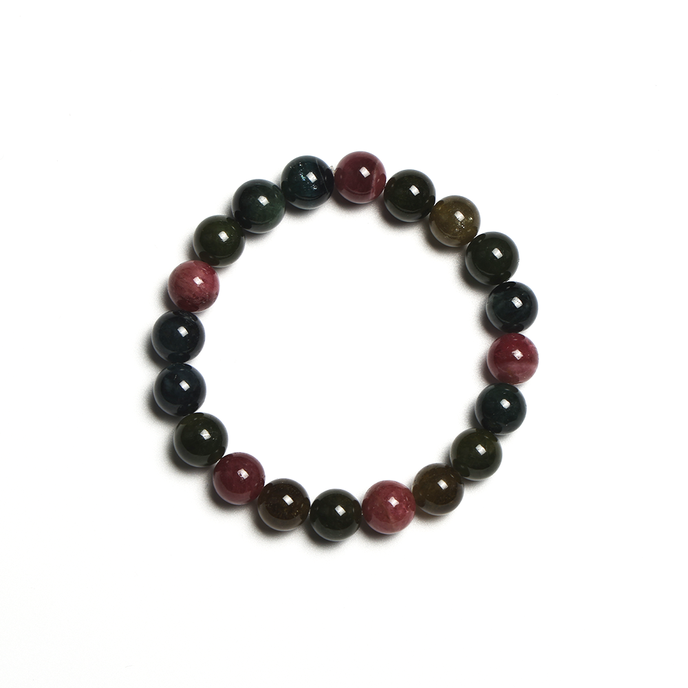 Red & Green Tourmaline Bracelet