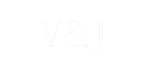 vj crystal shop logo white