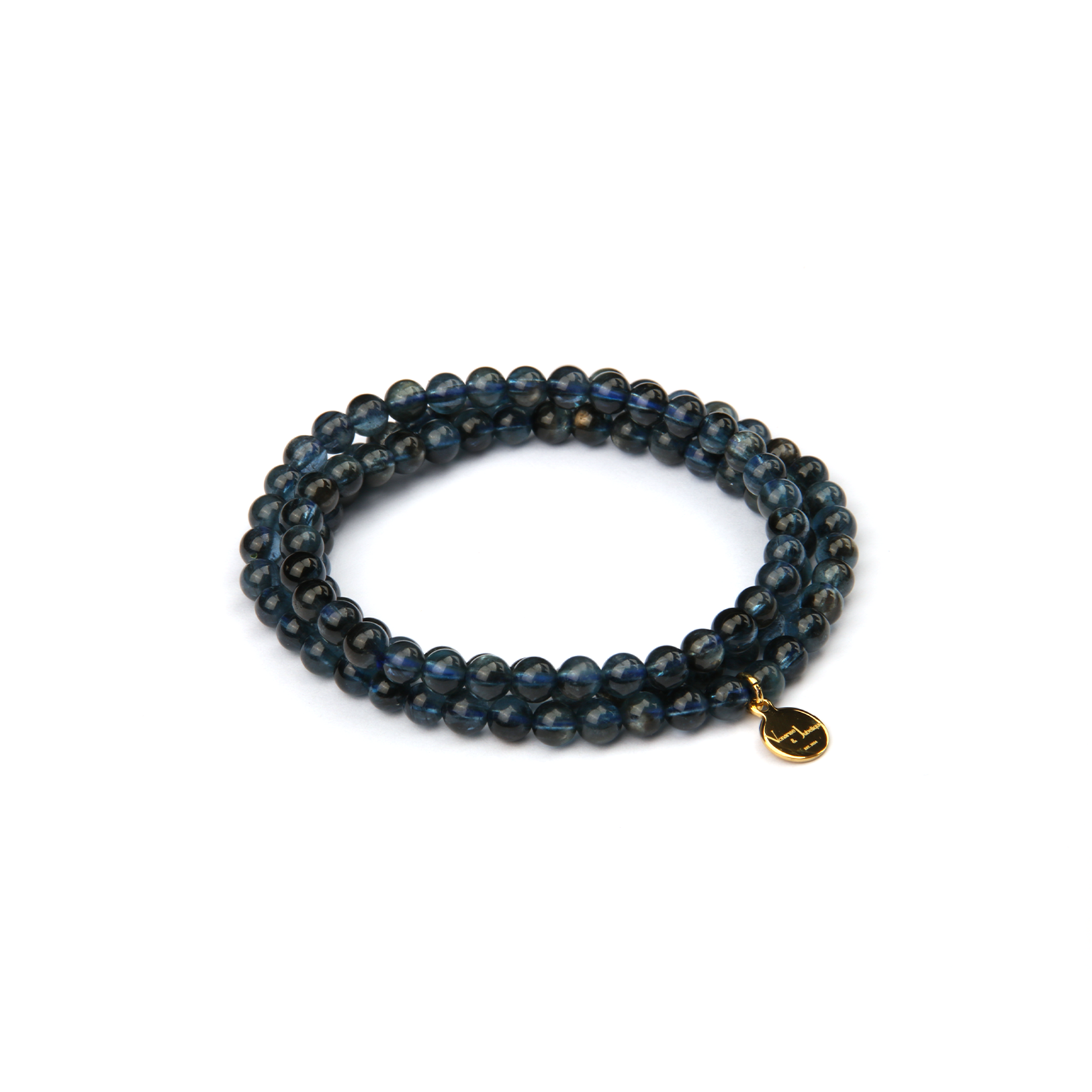 aquamarine crystal bracelet in three circle for ocean energy 