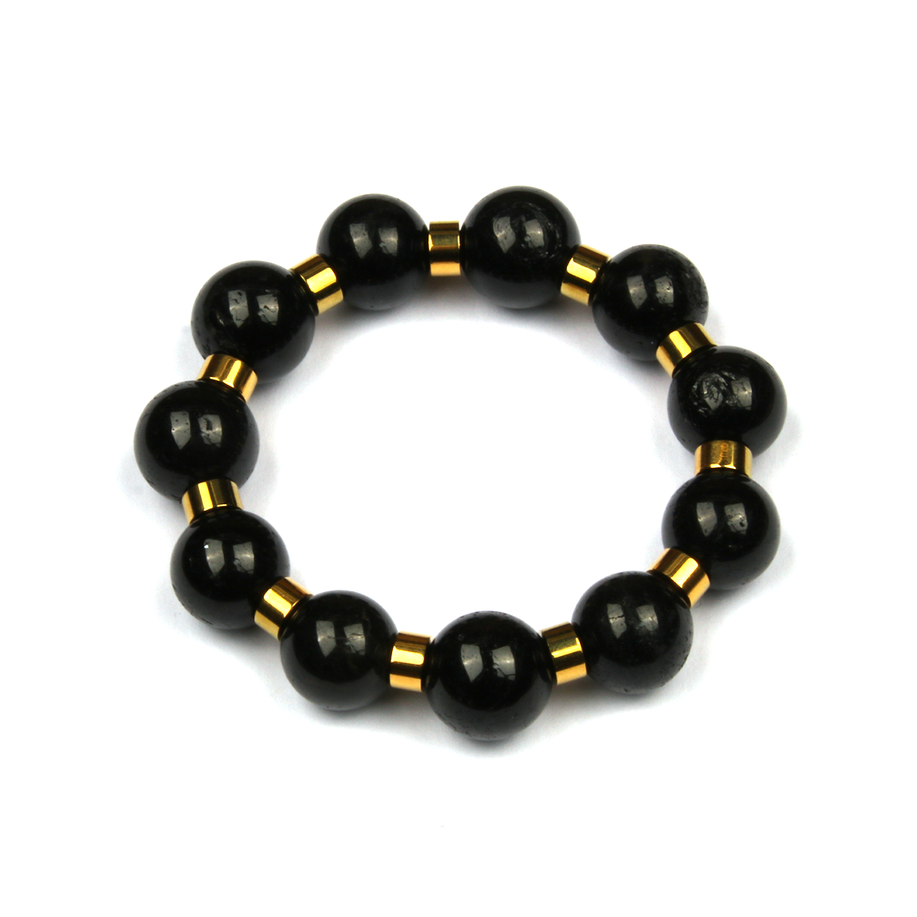 Black Tourmaline Protection Shield Bracelet