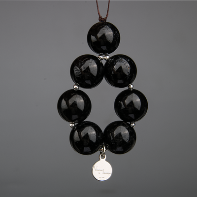 7 Black Tourmaline Charmstrap