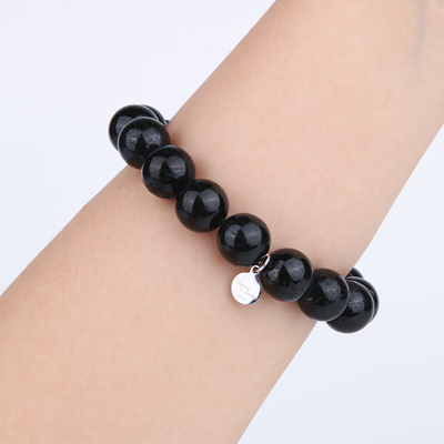 black tourmaline bracelet for energy protection