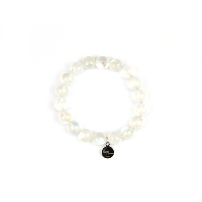 blue moonstone crystal bracelet for women feminine energy and calm