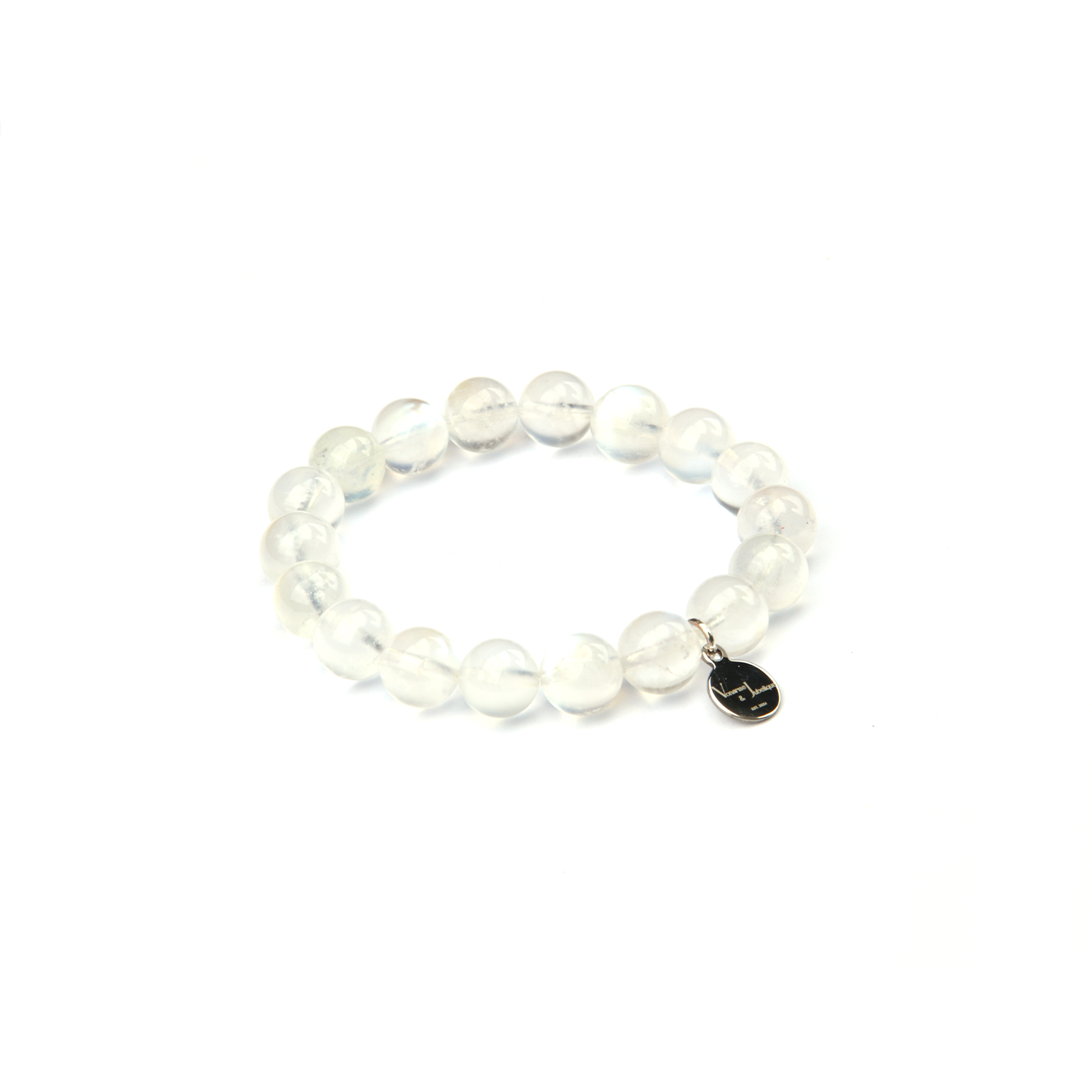 blue moonstone crystal bracelet for women feminine energy and calm
