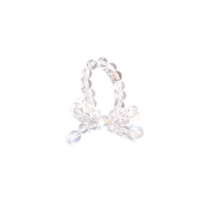 blue moonstone jewelry beaded ring