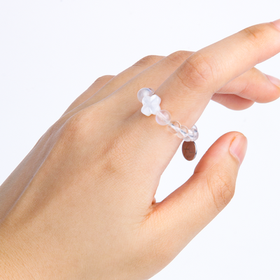 blue moonstone jewelry with clear quartz and mother of pearl crystal jewelry for everyday wear 