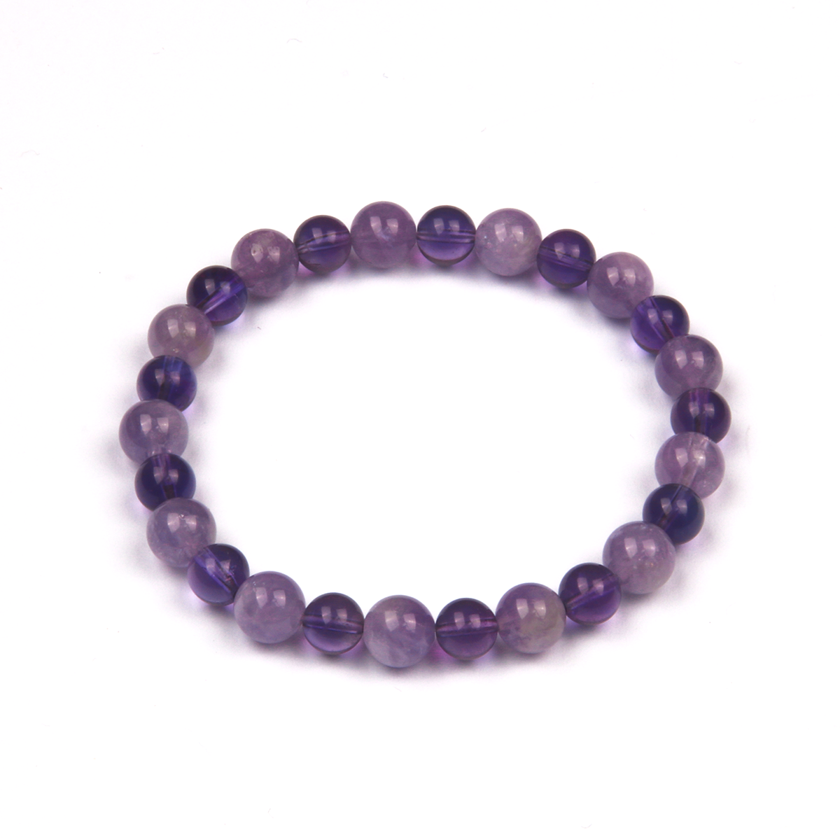Dreamy Amethyst with Uruguay Amethyst Bracelet