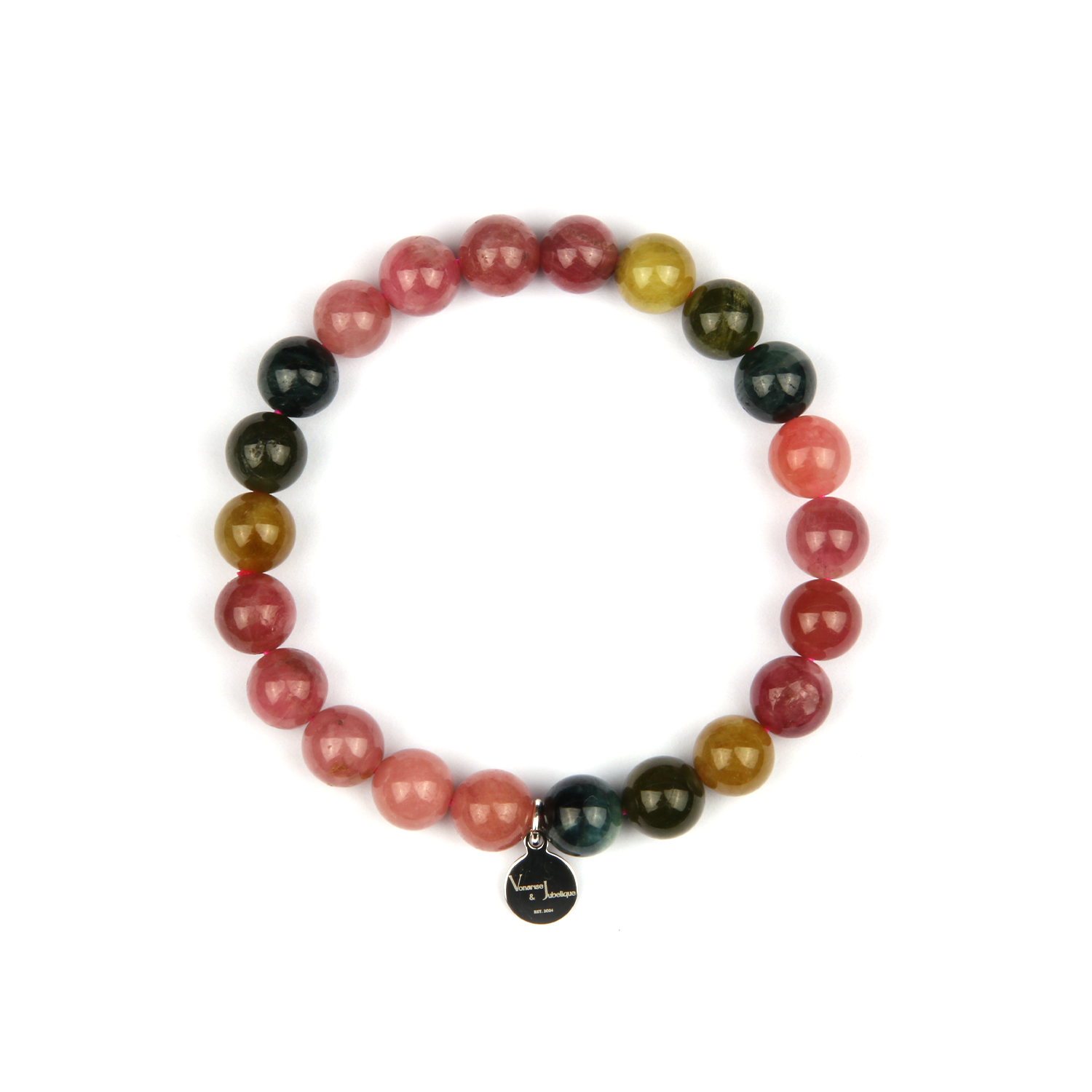 classic multi color tourmaline bracelet protection crsytal bracelet 