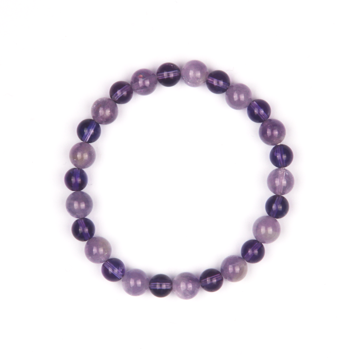Dreamy Amethyst with Uruguay Amethyst Bracelet