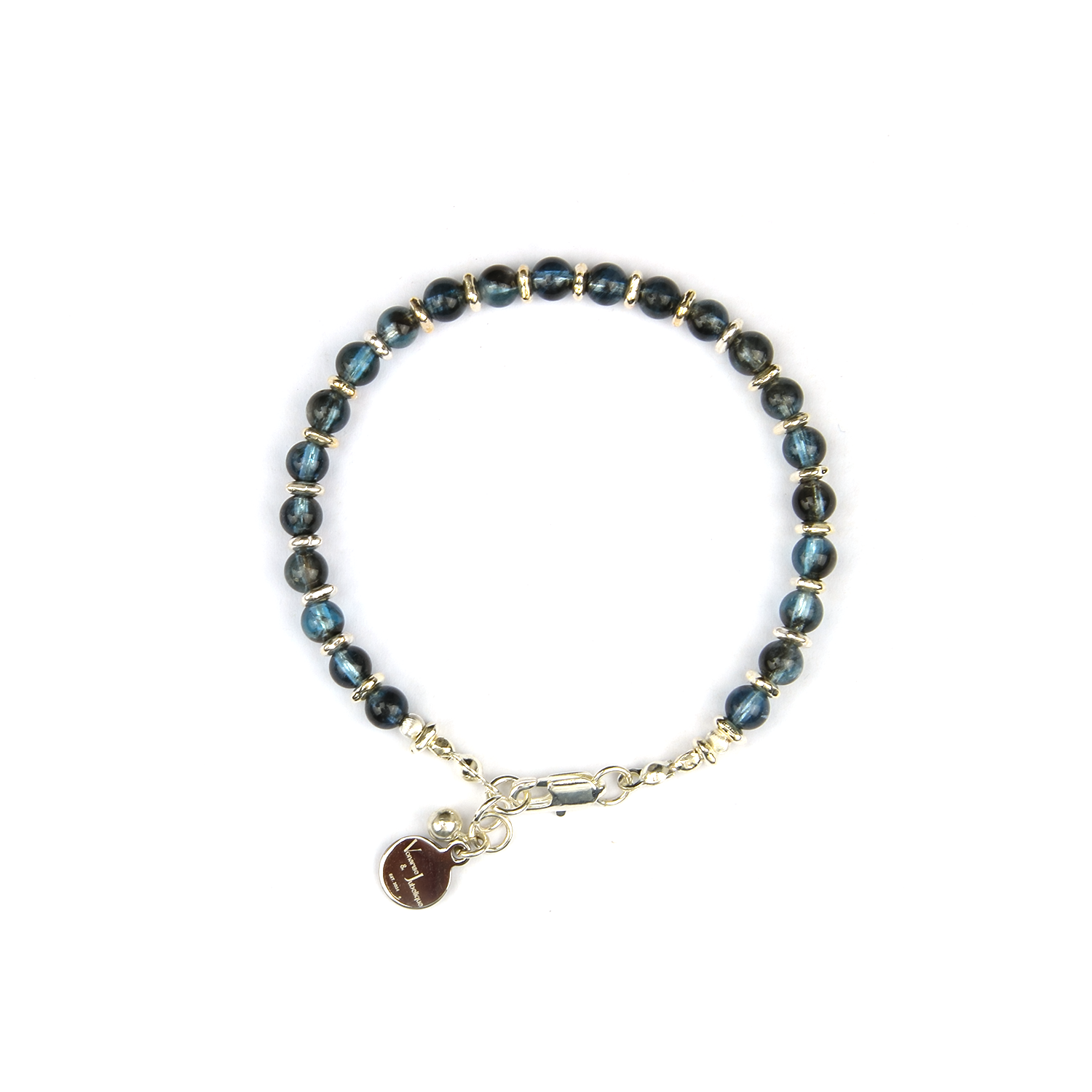 Aquamarine Siver Bracelet