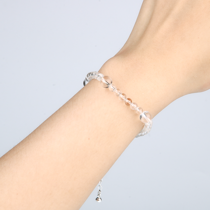 clear quartz bracelet foramplify energy crystal jewelry