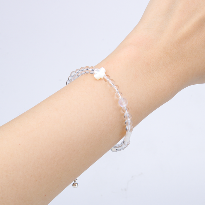 Moonstone Pearl Bracelet