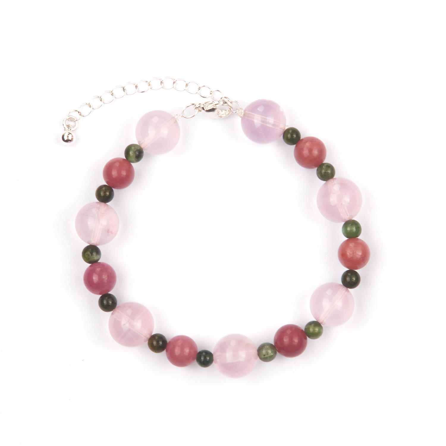 Star Rose Quartz & Tourmaline Love Harmony Bracelet