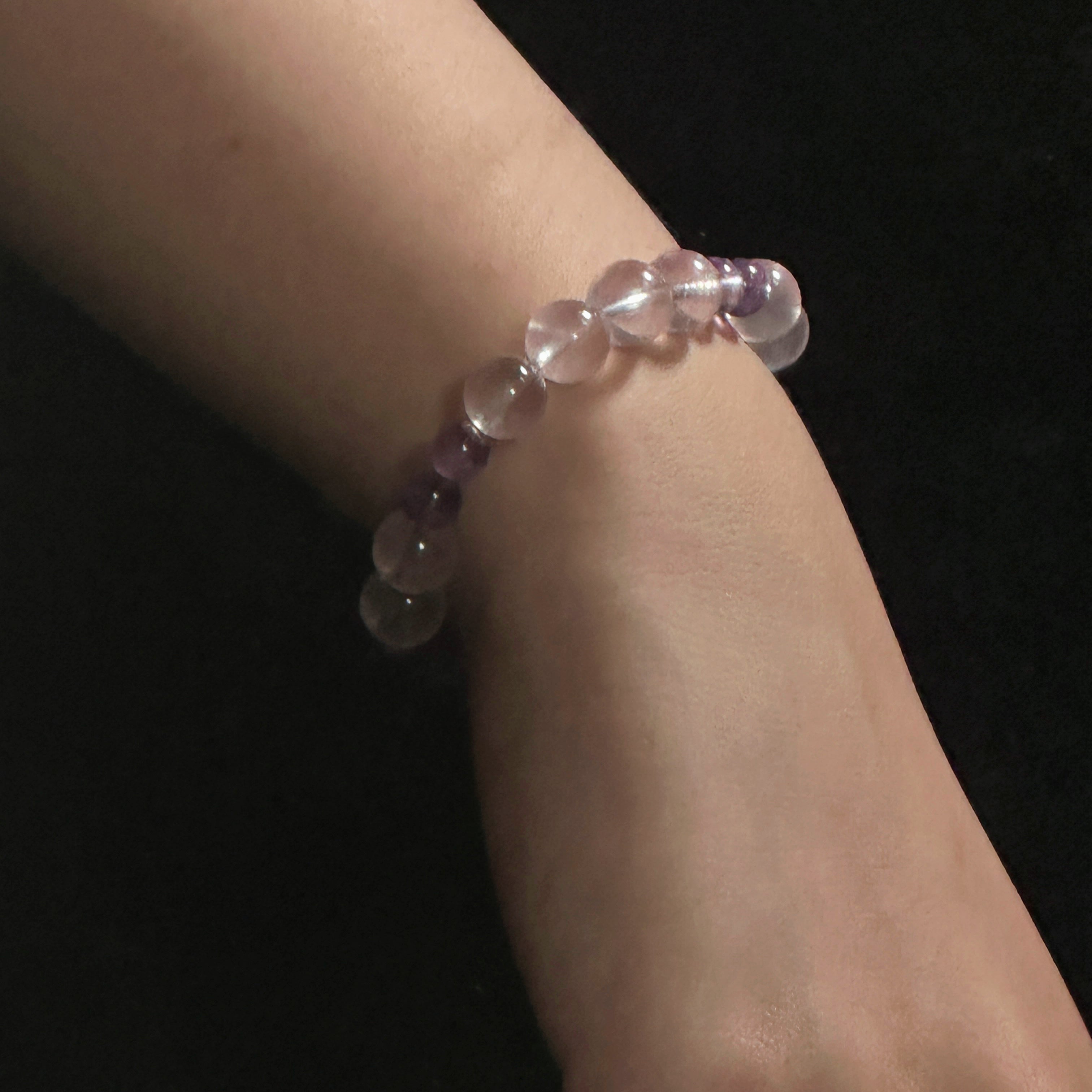 Star Rose Quartz & Amethyst Bracelet