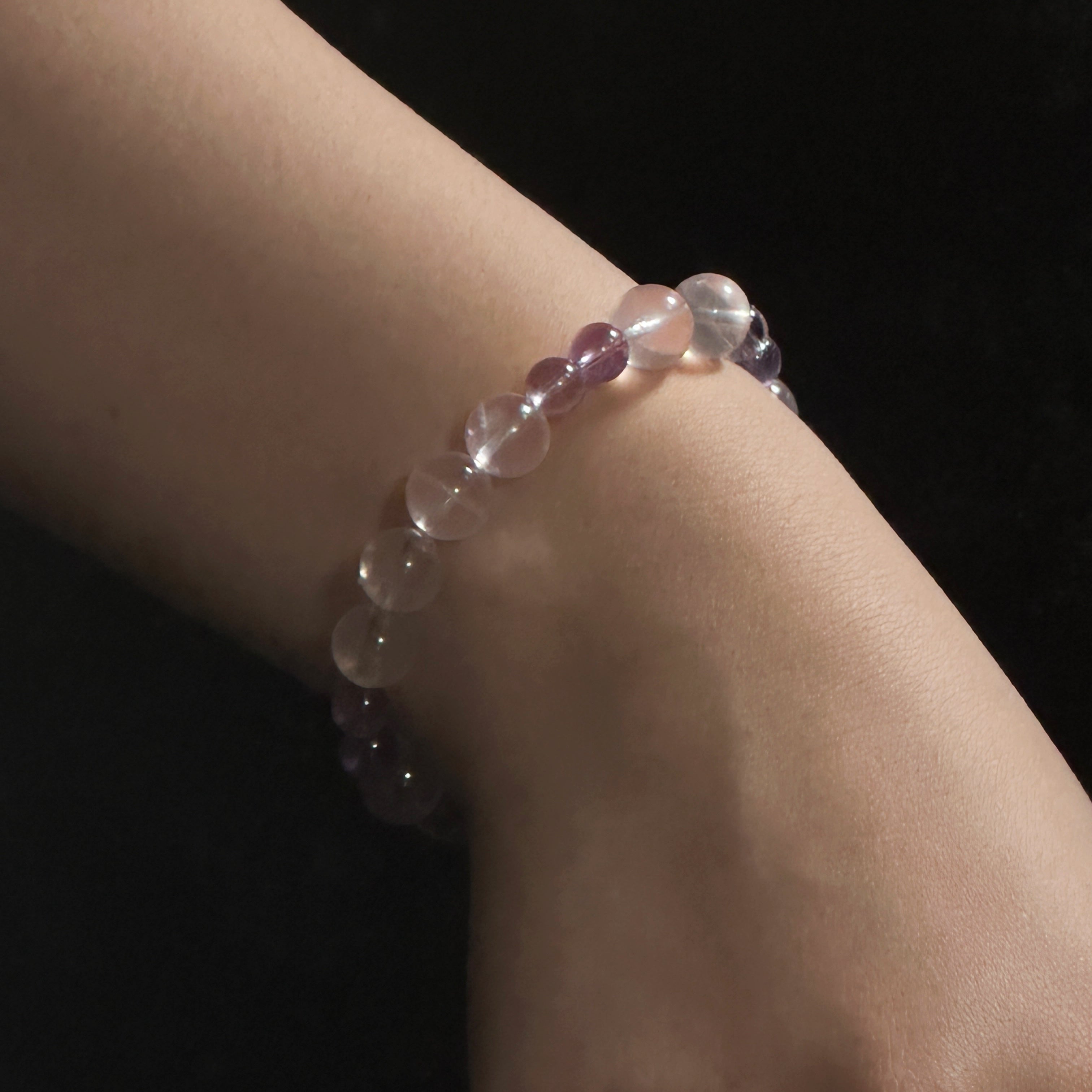 Star Rose Quartz & Amethyst Bracelet