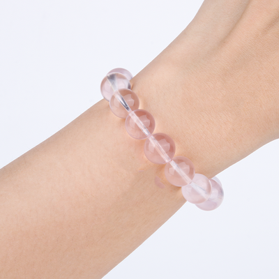 starlight rose quartz crystal bracelet for love attraction