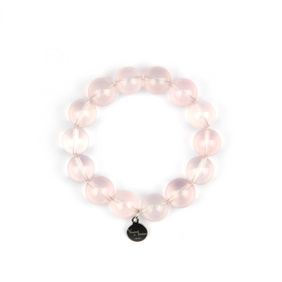 starlight rose quartz crystal bracelet for love attraction