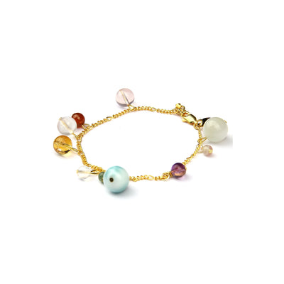 Celestial Radiance Gemstone Bracelet