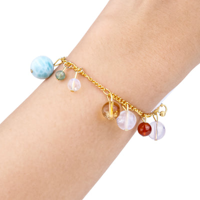 Celestial Radiance Gemstone Bracelet
