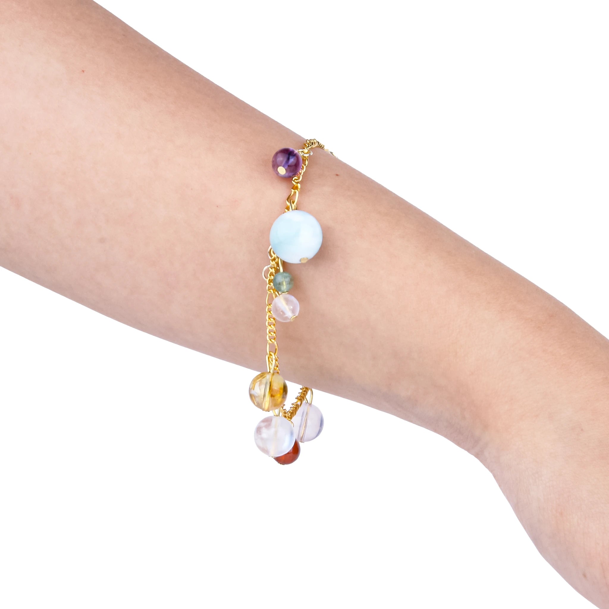 Celestial Radiance Gemstone Bracelet